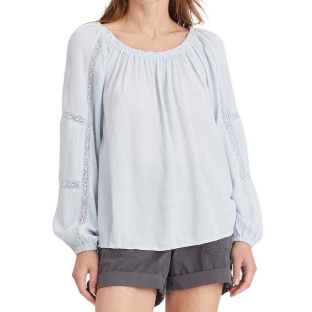 Sanctuary Lace Inset Off The Shoulder Top